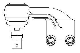 Наконечник поперечной рулевой тяги; Угловой шарнир LEMFÖRDER 2380001
