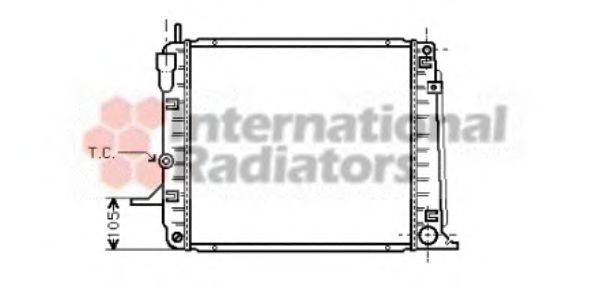 Радиатор, охлаждение двигателя 4SEASONS 110103