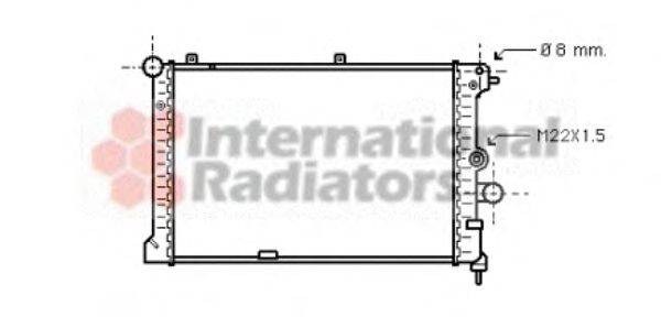Радиатор, охлаждение двигателя 4SEASONS 121063