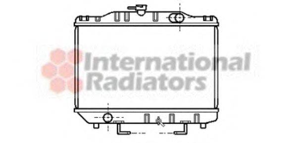 Радиатор, охлаждение двигателя VAN WEZEL 53002050