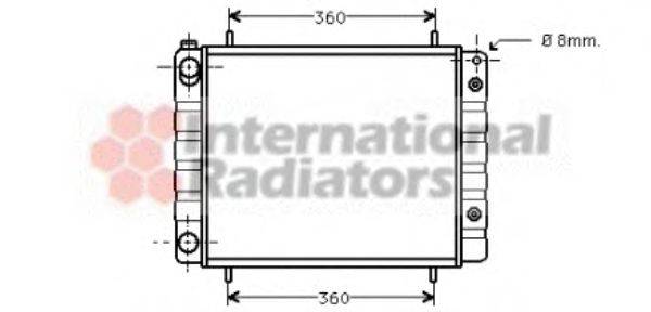 Радиатор, охлаждение двигателя 4SEASONS 142007