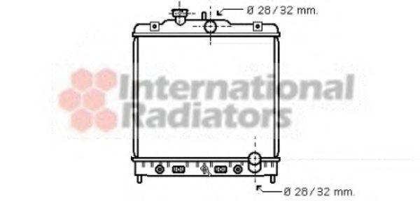 Радиатор, охлаждение двигателя HONDA 19010-P28-G51