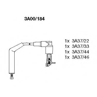 Комплект проводов зажигания BREMI 3A00/184