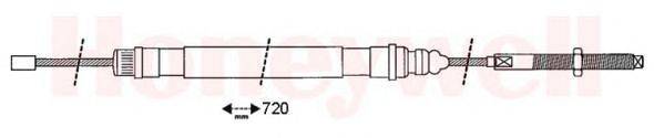 Трос, стояночная тормозная система TECNOFLEX 302205