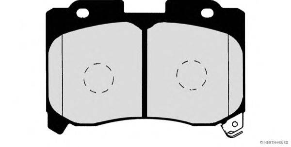 Комплект тормозных колодок, дисковый тормоз HERTH+BUSS JAKOPARTS J3602069