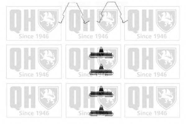 Комплектующие, колодки дискового тормоза QUINTON HAZELL BFK844