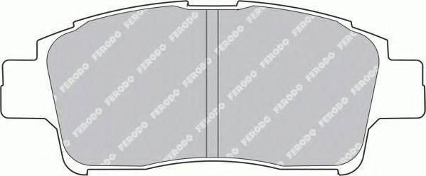 Комплект тормозных колодок, дисковый тормоз FERODO 23349