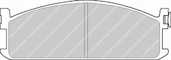 Комплект тормозных колодок, дисковый тормоз ISUZU 4310431