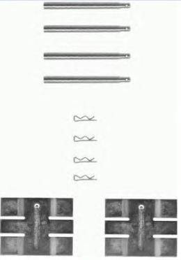 Комплектующие, колодки дискового тормоза BREMBO A 02 292