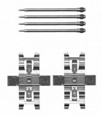 Комплектующие, колодки дискового тормоза MINTEX MBA1805