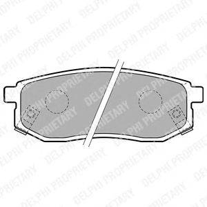 Комплект тормозных колодок, дисковый тормоз FMSI-VERBAND 23610