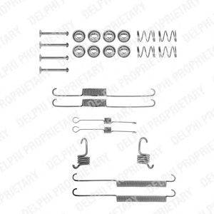 Комплектующие, тормозная колодка DELPHI LY1186