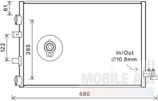 Конденсатор, кондиционер SCHLIECKMANN 60185484