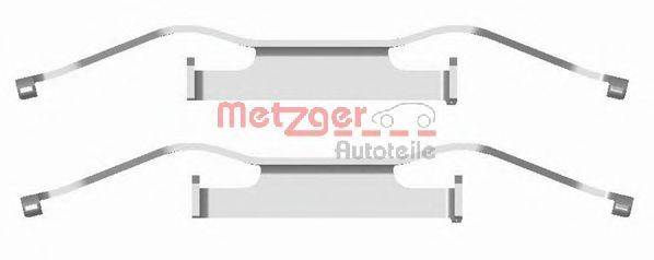 Комплектующие, колодки дискового тормоза METZGER 1091680