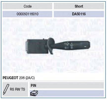 Выключатель на колонке рулевого управления MAGNETI MARELLI 50116