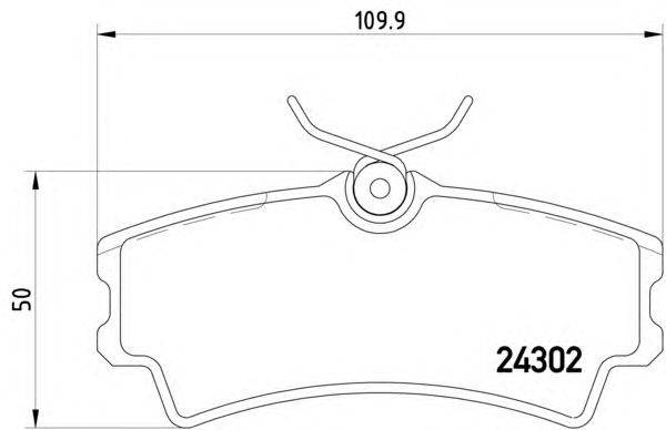 Комплект тормозных колодок, дисковый тормоз HELLA 8DB 355 006-821