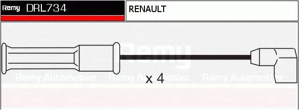 Комплект проводов зажигания DELCO REMY DRL734