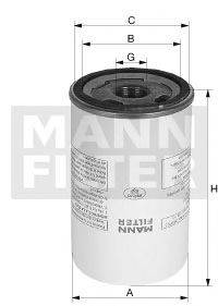 Фильтр, пневмооборудование MANN-FILTER LB 11 102/2