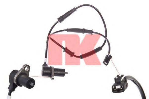 Датчик, частота вращения колеса NK 293401