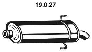 Глушитель выхлопных газов конечный EBERSPÄCHER 19027