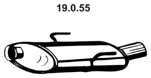 Глушитель выхлопных газов конечный EBERSPÄCHER 19.0.55