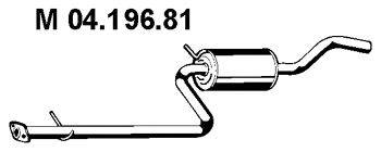Средний глушитель выхлопных газов EBERSPÄCHER 04.196.81