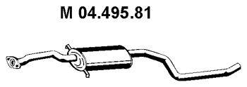 Средний глушитель выхлопных газов WALKER 21310