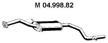 Средний глушитель выхлопных газов EBERSPÄCHER 04.998.82
