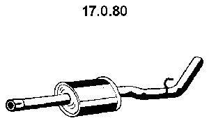 Предглушитель выхлопных газов TESH 230644