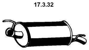 Глушитель выхлопных газов конечный EBERSPÄCHER 17332