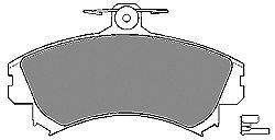 Комплект тормозных колодок, дисковый тормоз MAPCO 181236701