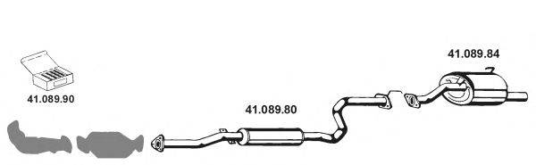 Система выпуска ОГ EBERSPÄCHER 412051