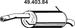 Глушитель выхлопных газов конечный EBERSPÄCHER 49.403.84