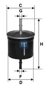 Топливный фильтр UFI 3162400