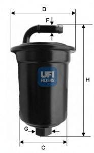 Топливный фильтр UFI 31.694.00