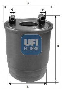 Топливный фильтр UFI 24.111.00