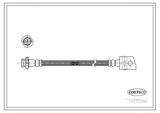 Тормозной шланг CORTECO 19032282