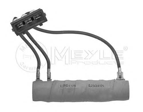 Сопротивление, вентилятор салона MEYLE 100 800 0036