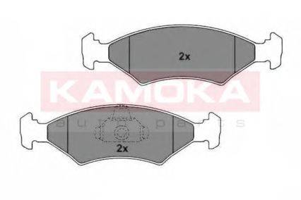 Комплект тормозных колодок, дисковый тормоз KAMOKA 1012162