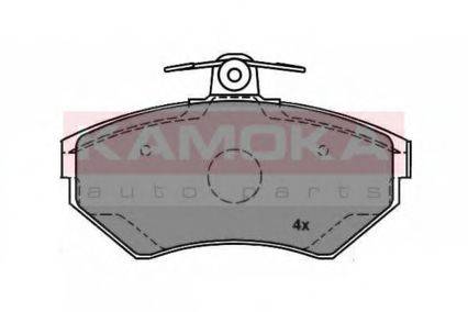 Комплект тормозных колодок, дисковый тормоз KAMOKA 1012578