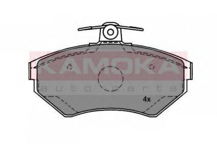 Комплект тормозных колодок, дисковый тормоз KAMOKA 1012624