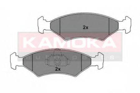 Комплект тормозных колодок, дисковый тормоз KAMOKA 101412