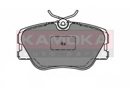 Комплект тормозных колодок, дисковый тормоз KAMOKA 101830BQ
