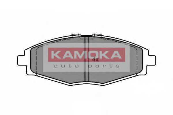 Комплект тормозных колодок, дисковый тормоз KAMOKA 605996