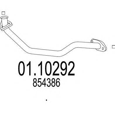 Труба выхлопного газа MTS 01.10292