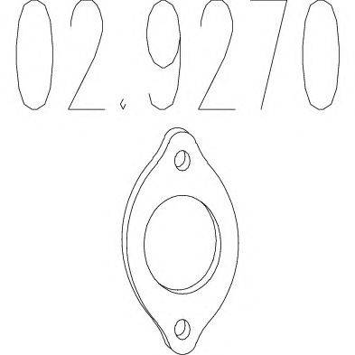 Прокладка, труба выхлопного газа MTS 02.9270
