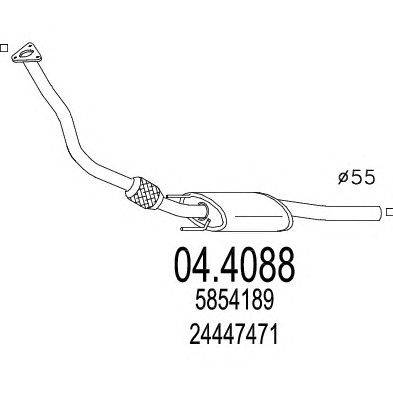 Катализатор MTS 04.4088