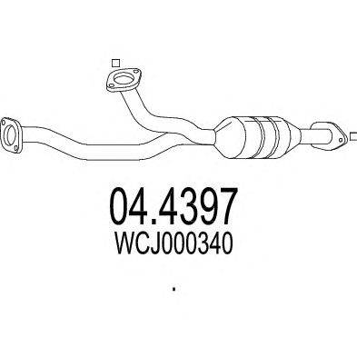 Катализатор MTS 04.4397