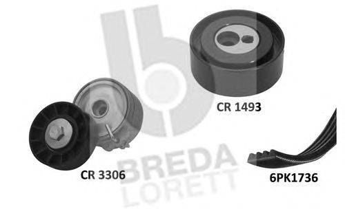 Поликлиновой ременный комплект BREDA  LORETT KCA0007
