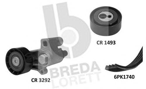 Поликлиновой ременный комплект BREDA  LORETT KCA 0017